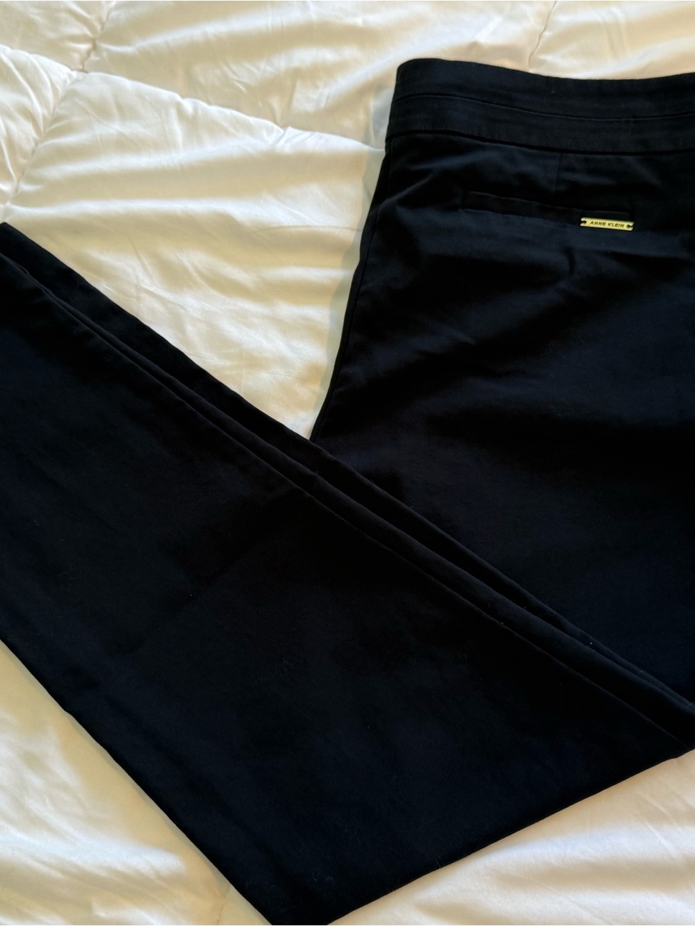 Anne Klein Black Stretch dress pants new without tags ladies size 10 med women